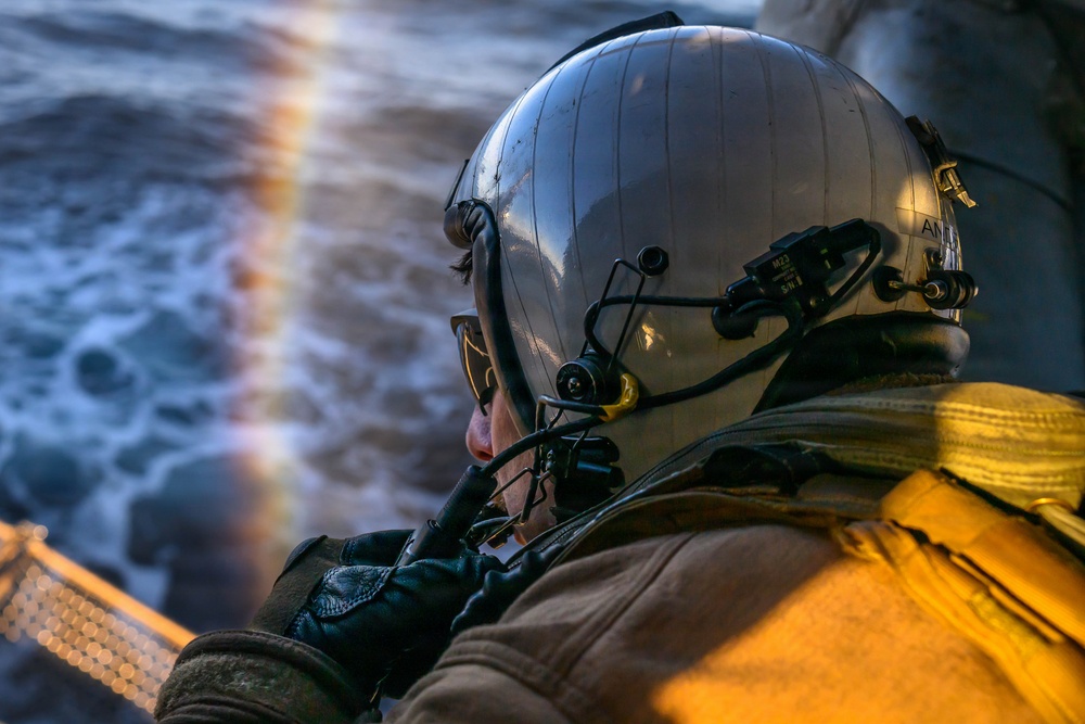 USS Theodore Roosevelt Alongside USS Carl M. Levin