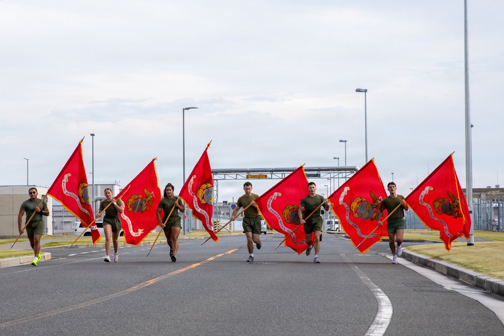 MAG-12 Marines run 250 miles commemorating Marine Corps’ 250th birthday