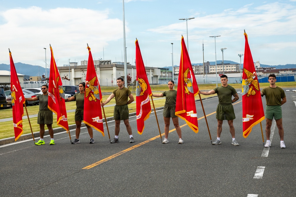 MAG-12 Marines run 250 miles commemorating Marine Corps’ 250th birthday