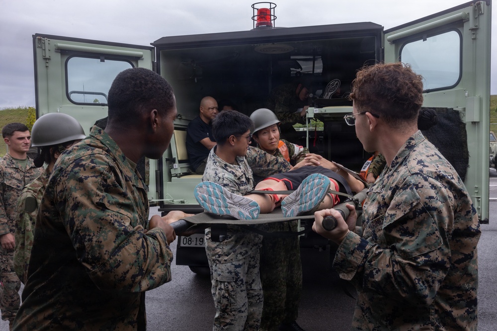 U.S. Marines and JSDF Conduct Medical Exercise