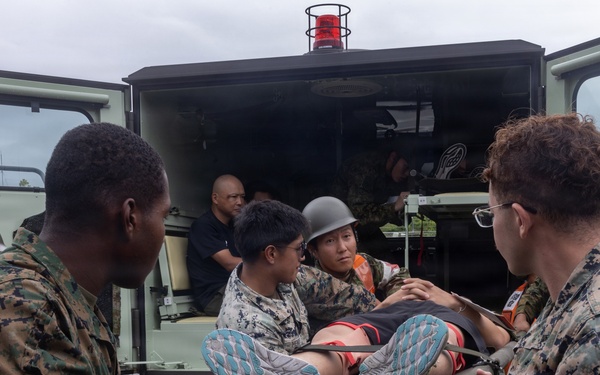U.S. Marines and JSDF Conduct Medical Exercise