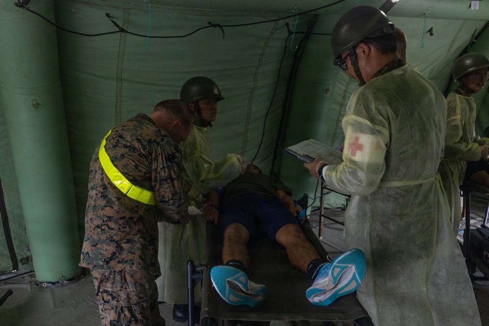U.S. Marines and JSDF Conduct Medical Exercise