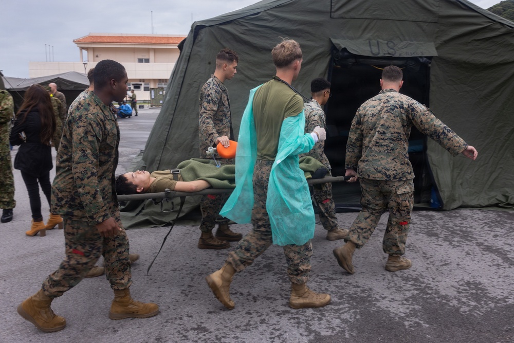 U.S. Marines and JSDF Conduct Medical Exercise