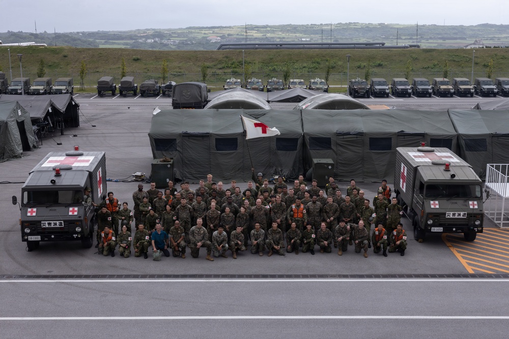 U.S. Marines and JSDF Conduct Medical Exercise