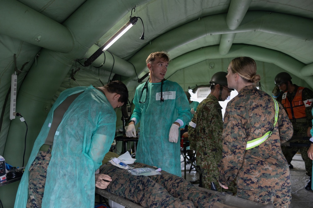 U.S. Marines and JSDF Conduct Medical Exercise