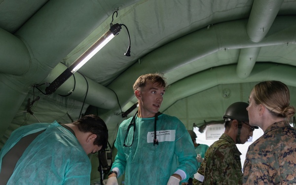 U.S. Marines and JSDF Conduct Medical Exercise