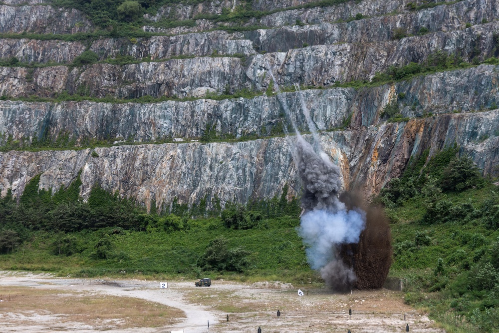 11th Engineer Battalion and ROKA Engineer School Host Combined Demolitions Demonstration