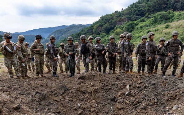 11th Engineer Battalion and ROKA Engineer School Host Combined Demolitions Demonstration