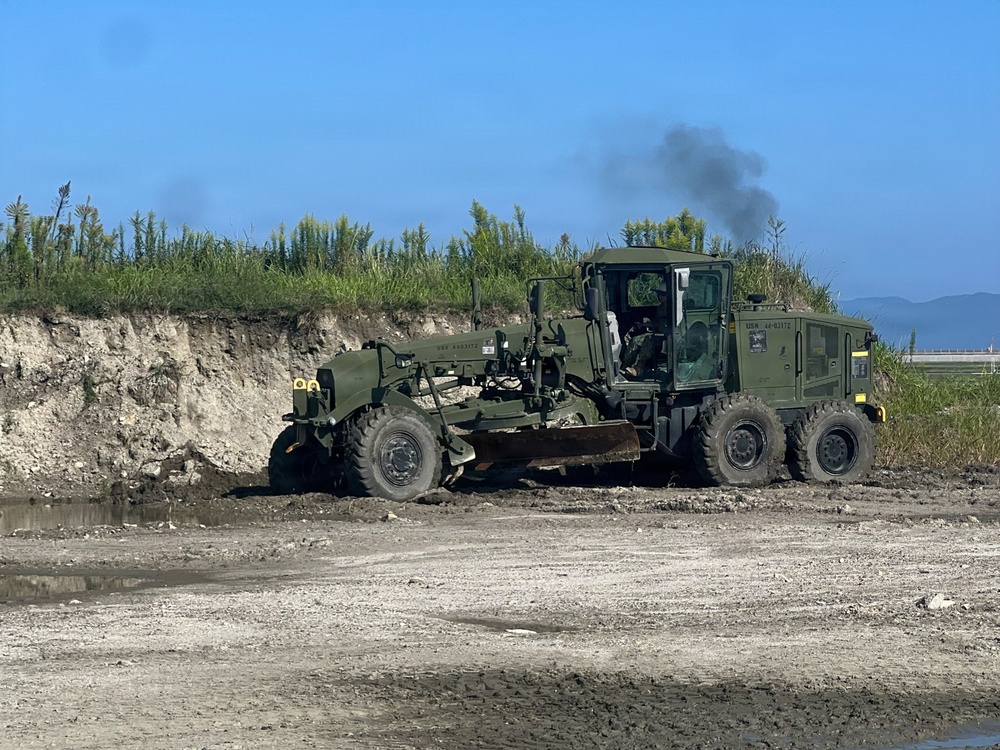 NMCB 4 Seabees in Iwakuni, Japan