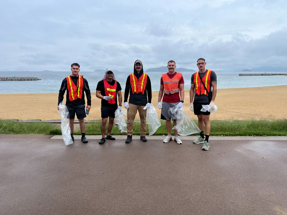 NMCB 4 Seabees in Iwakuni, Japan