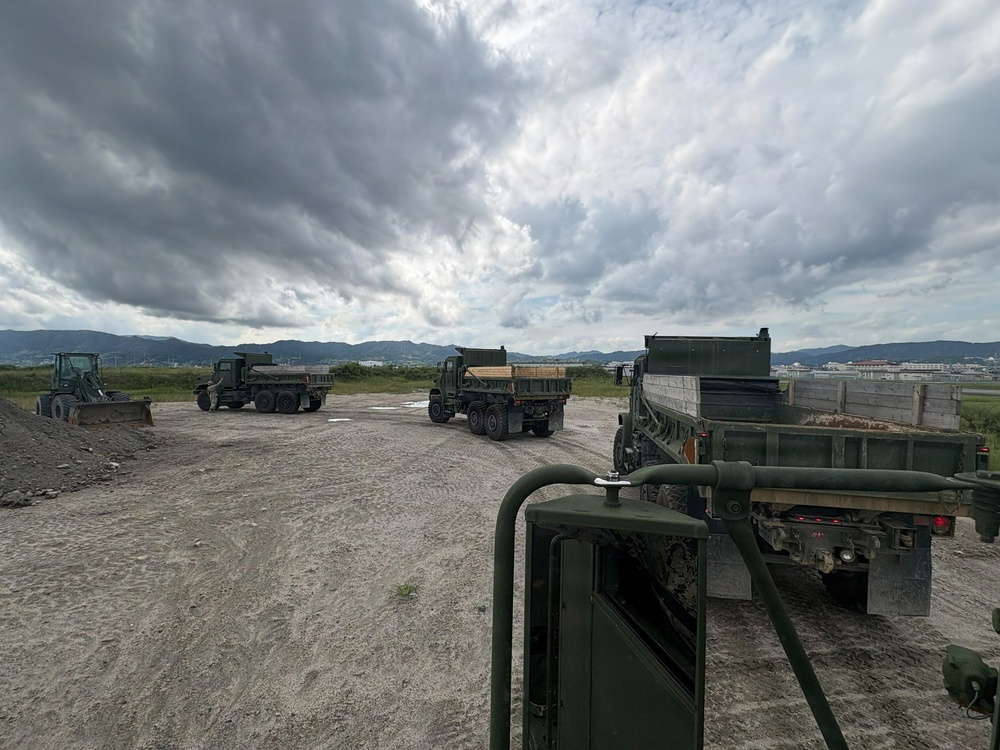 NMCB 4 Seabees in Iwakuni, Japan