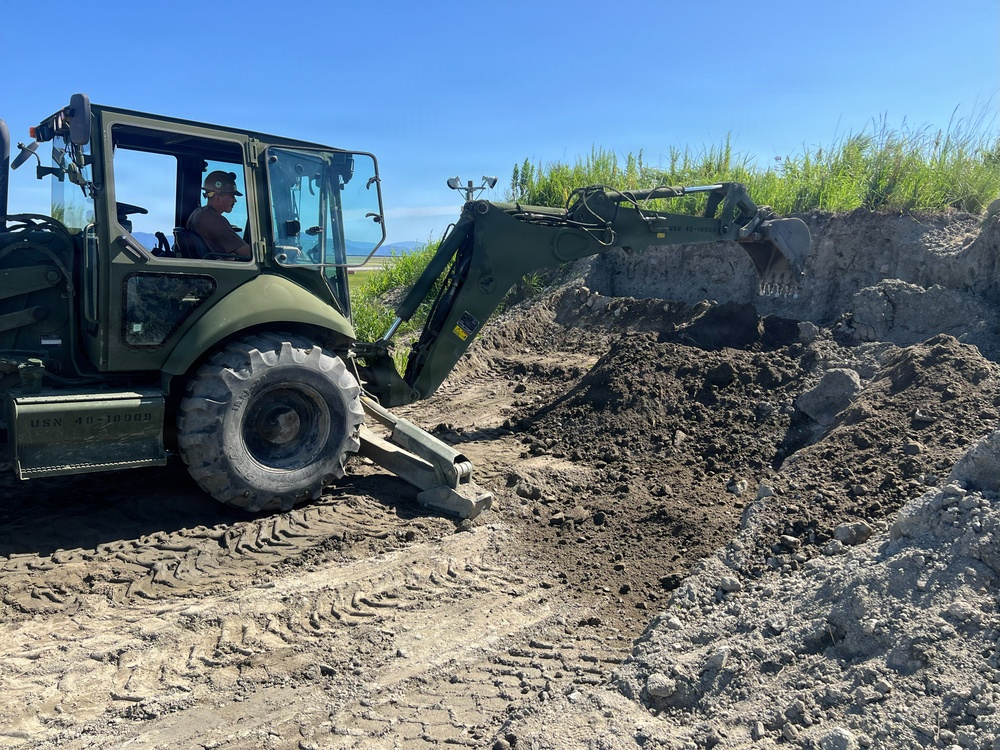NMCB 4 Seabees in Iwakuni, Japan
