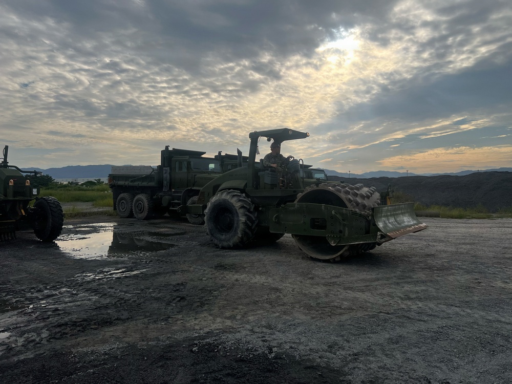 NMCB 4 Seabees in Iwakuni, Japan
