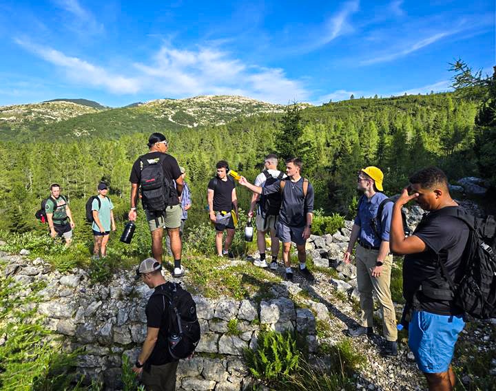 US geospatial Soldiers study World War I lessons at Italian battle site