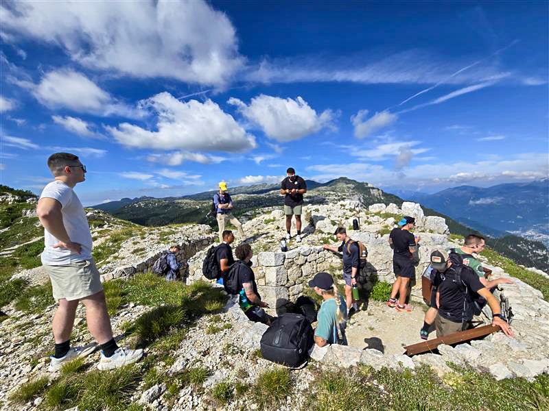 US geospatial Soldiers study World War I lessons at Italian battle site