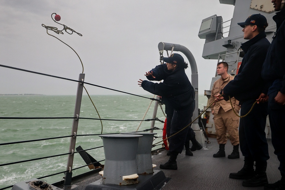 Sea and Anchor evolution with USS Paul Ignatius (DDG 117)