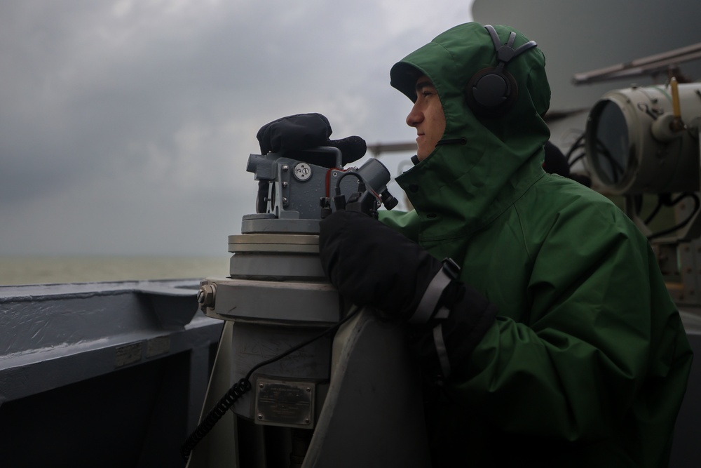 Sea and Anchor evolution with the crew of USS Paul Ignatius (DDG 117)