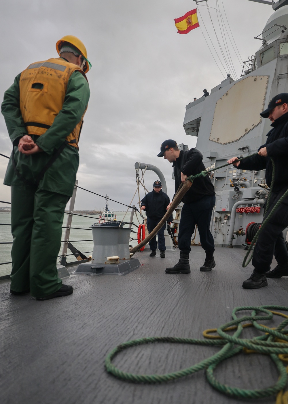 Sea and Anchor evolution with the crew of USS Paul Ignatius (DDG 117)