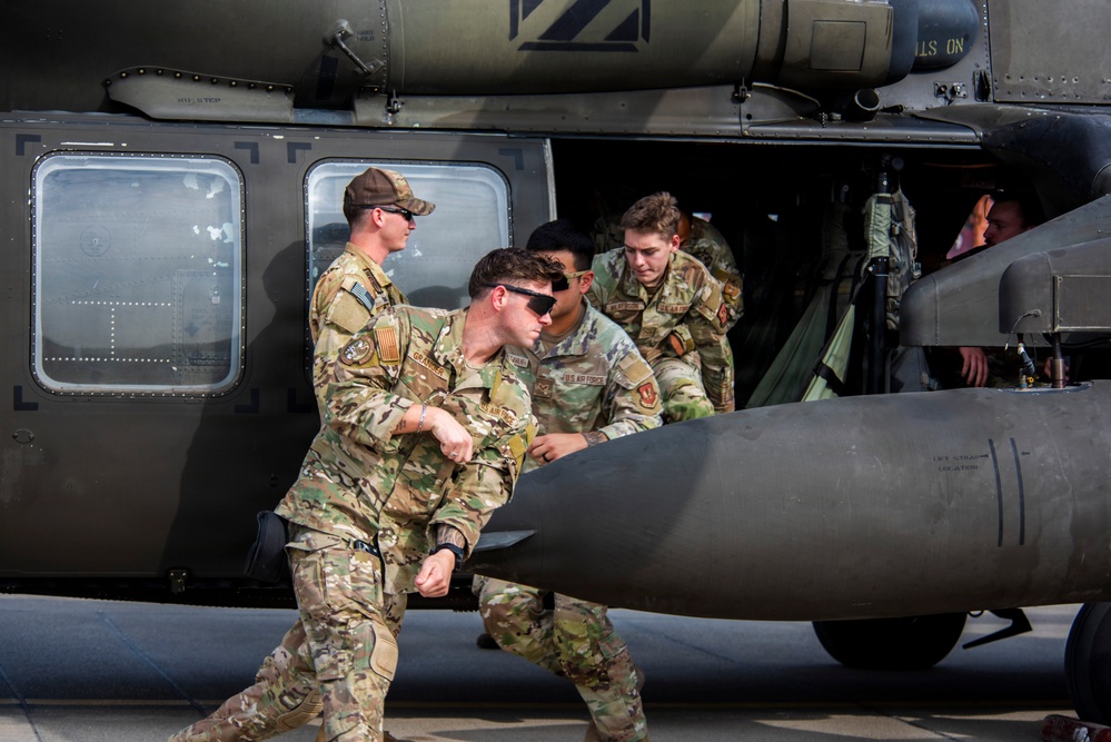 U.S. Army and 39th SFS strengthen interoperability through rotary-wing training