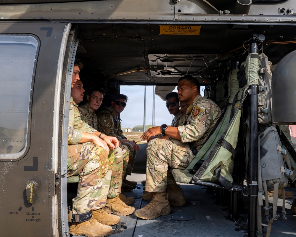 U.S. Army and 39th SFS strengthen interoperability through rotary-wing training