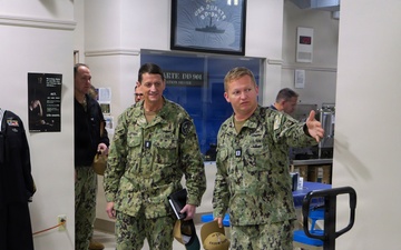 Rear Adm. Huffman visits Navy Supply Corps School