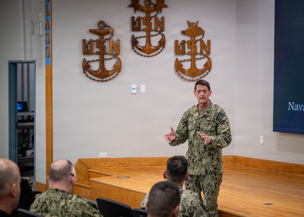 November 18, 2025 – NETC visits the Senior Enlisted Academy