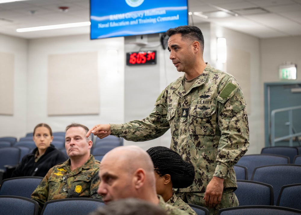 November 18, 2025 – NETC visits the Senior Enlisted Academy