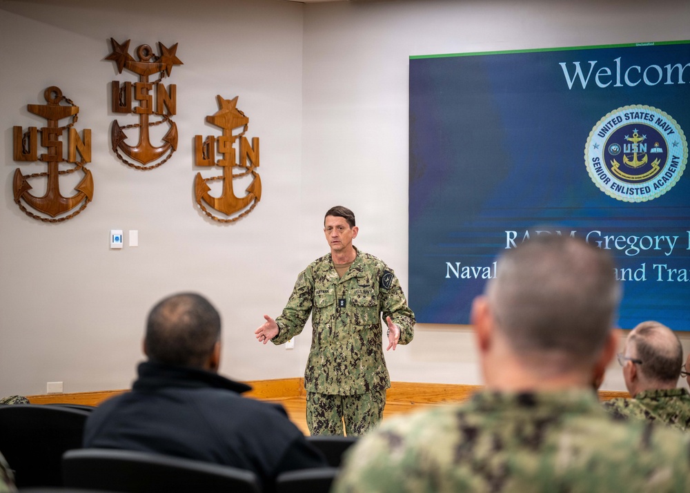 November 18, 2025 – NETC visits the Senior Enlisted Academy