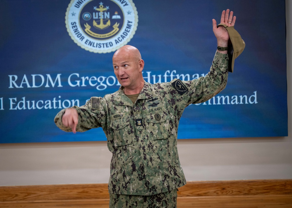 November 18, 2025 – NETC visits the Senior Enlisted Academy