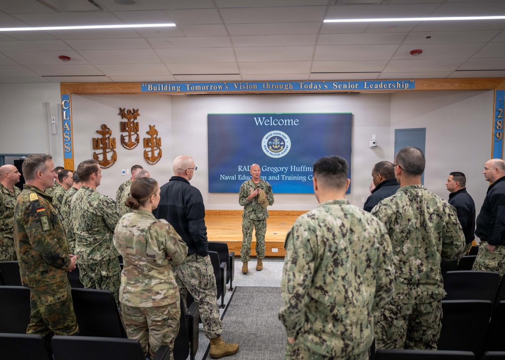 November 18, 2025 – NETC visits the Senior Enlisted Academy