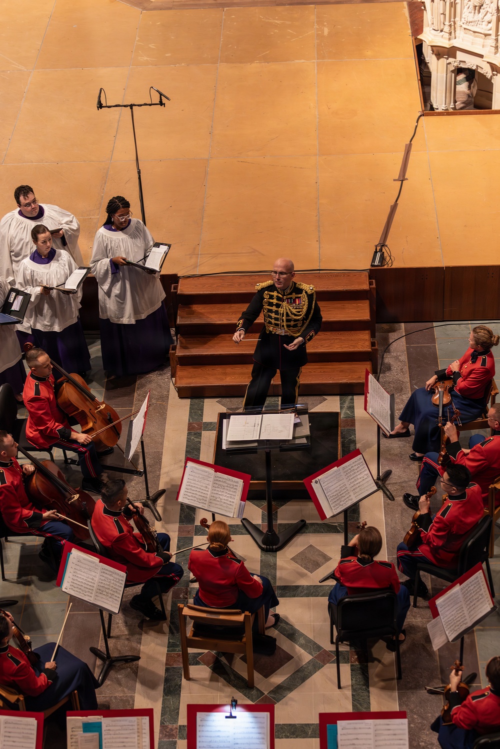 &quot;The President's Own&quot; Performs with the Washington National Cathedral Choir