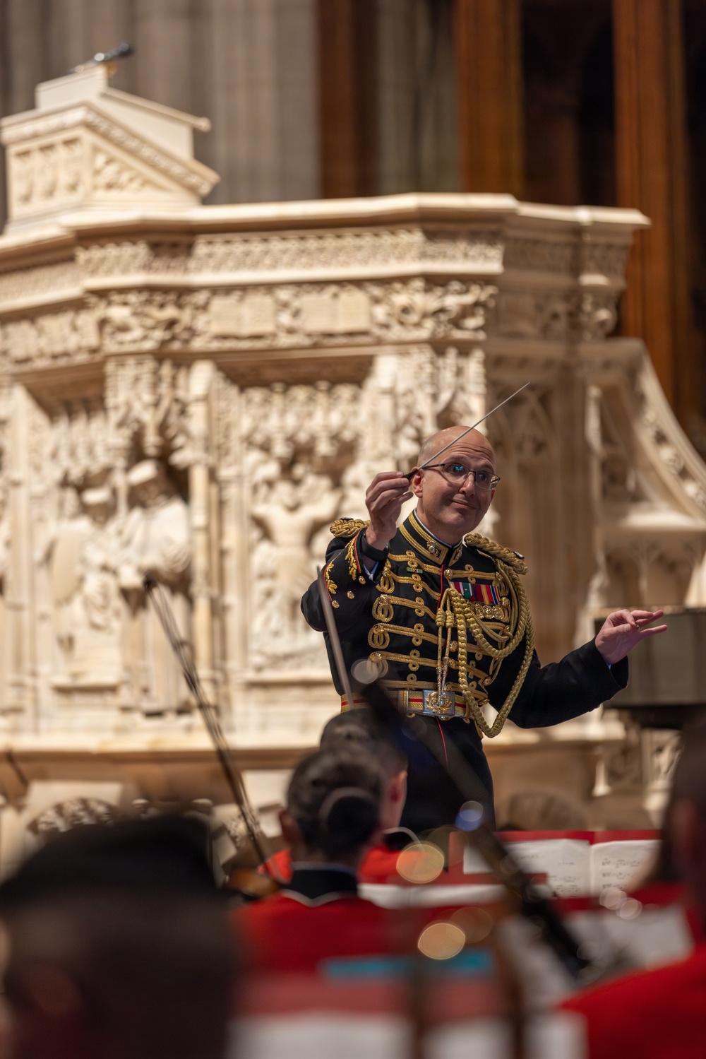 Lieutenant Col. Ryan Nowlin Conducts the Marine Band