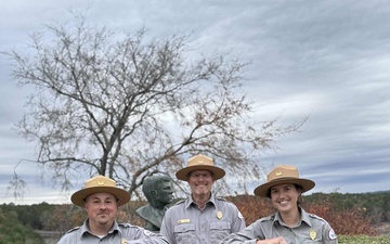 Greers Ferry park rangers restore podium
