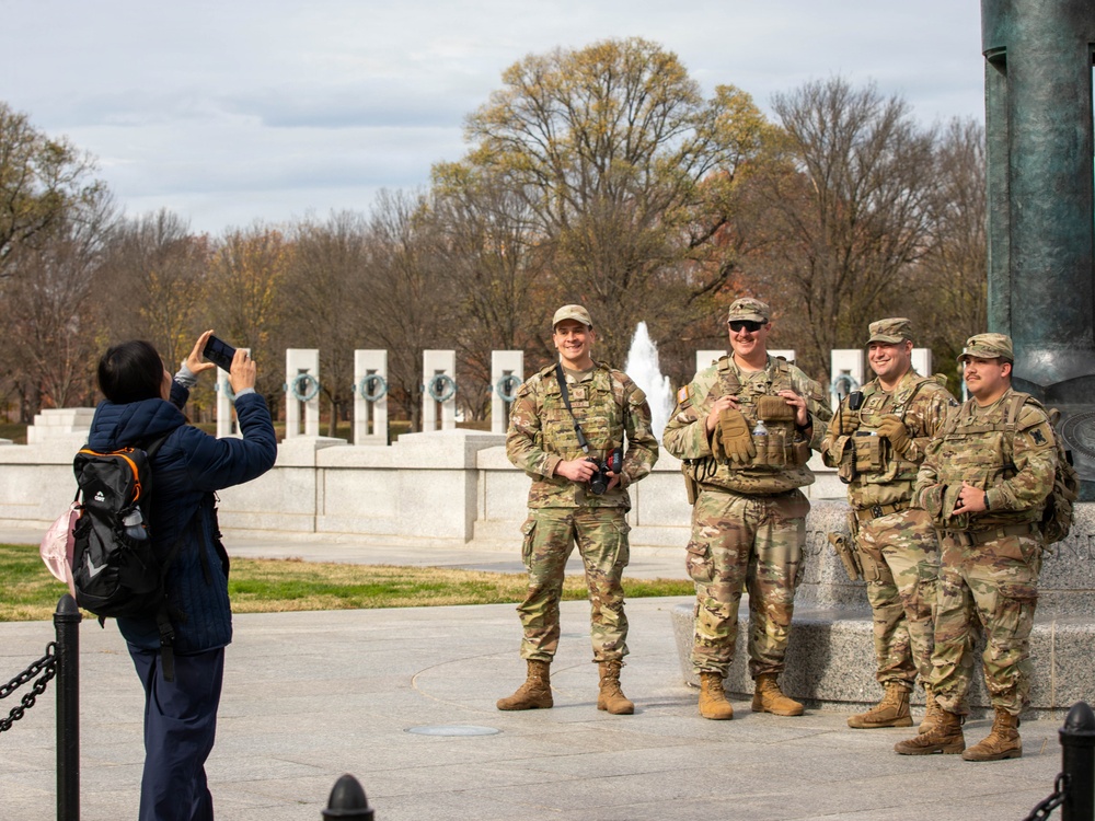 National Guard at The World War II Memorial