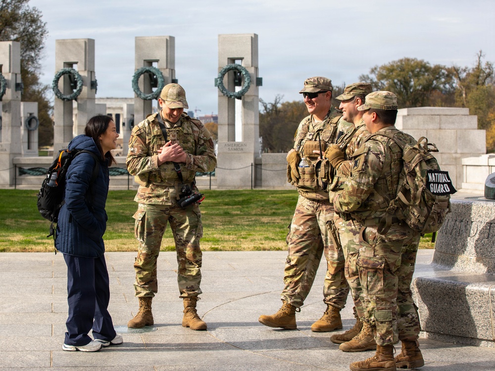 National Guard at The World War II Memorial