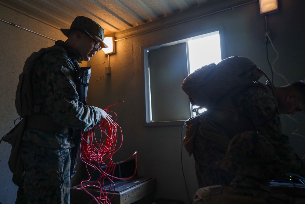 9th Communication Battalion Conducts Simulated Raid