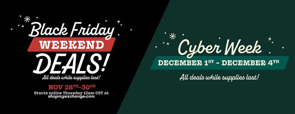 2025 Exchange Black Friday Cyber Monday