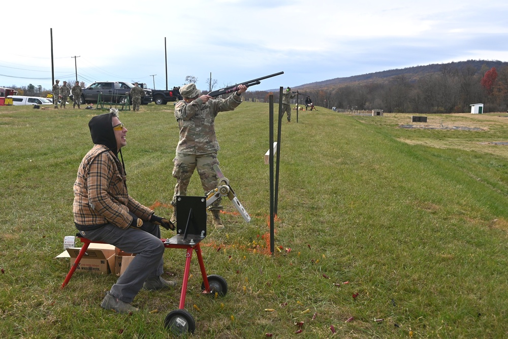 Skeet shooting at Fort Indiantown Gap