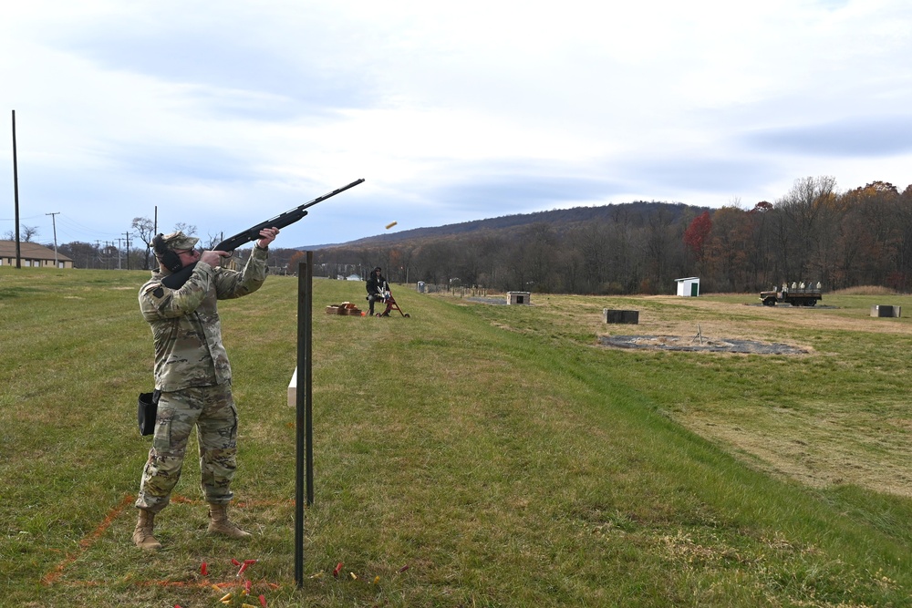 Skeet shooting at Fort Indiantown Gap