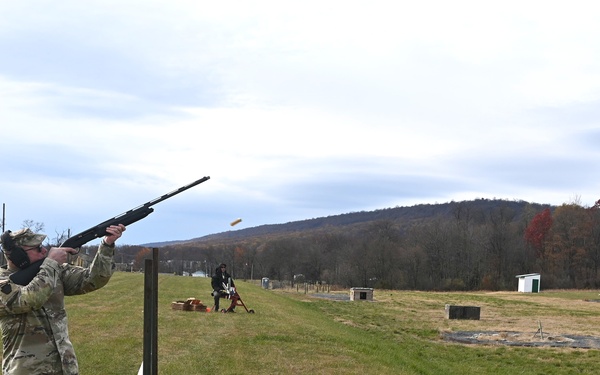 Skeet shooting at Fort Indiantown Gap