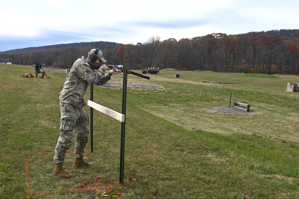 Skeet shooting at Fort Indiantown Gap