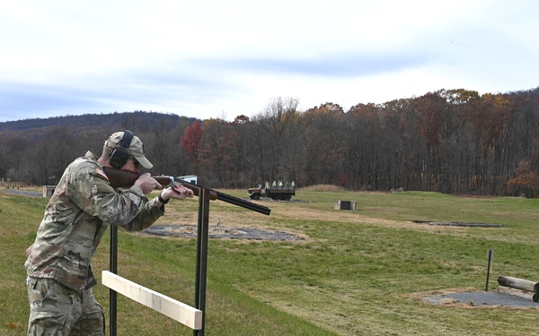 Skeet shooting at Fort Indiantown Gap