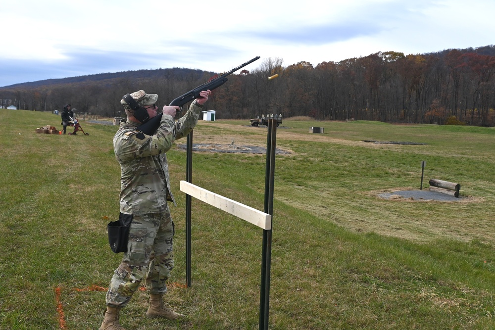 Skeet shooting at Fort Indiantown Gap