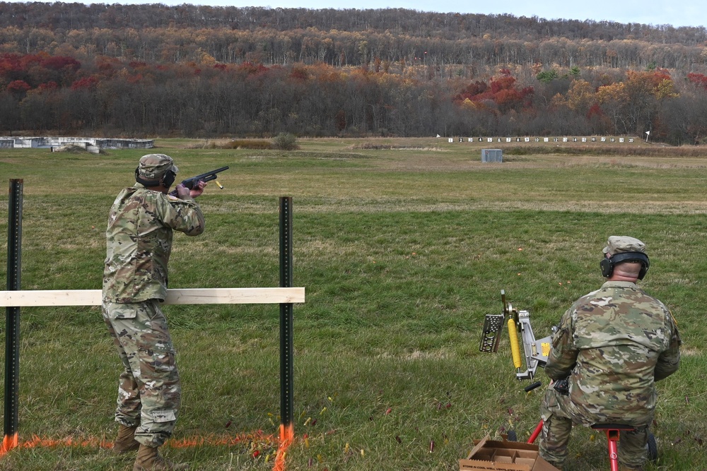 Skeet shooting at Fort Indiantown Gap