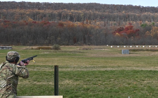 Skeet shooting at Fort Indiantown Gap