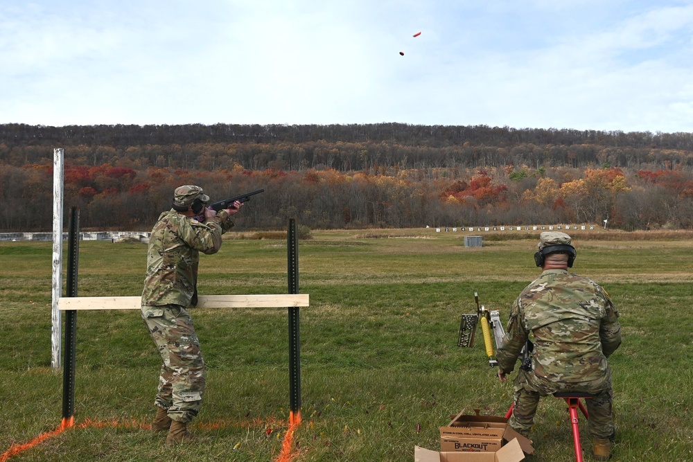 Skeet shooting at Fort Indiantown Gap