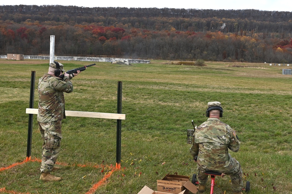 Skeet shooting at Fort Indiantown Gap