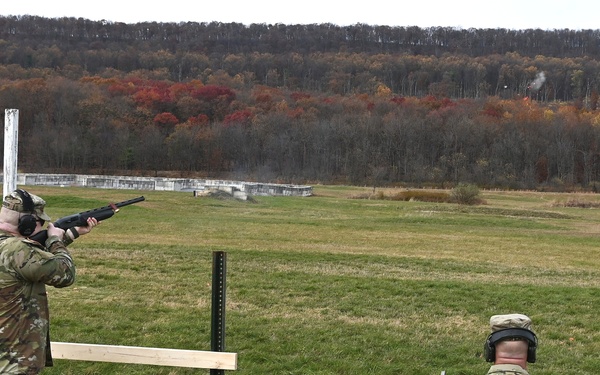 Skeet shooting at Fort Indiantown Gap