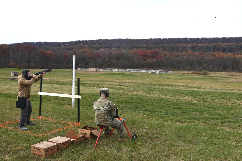 Skeet shooting at Fort Indiantown Gap