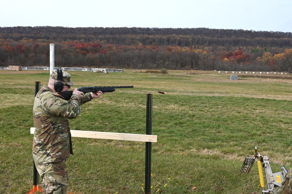 Skeet shooting at Fort Indiantown Gap